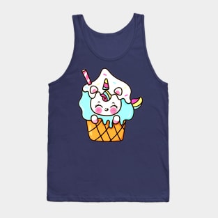 Cup Cake Unicorn Tank Top